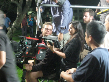 Erwin Landau filming Streak